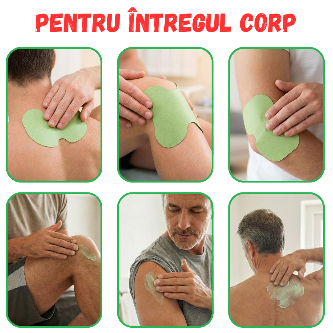 PACHET ANTI DURERE CREMA+50 PLASTURI MAGIA PELINULUI