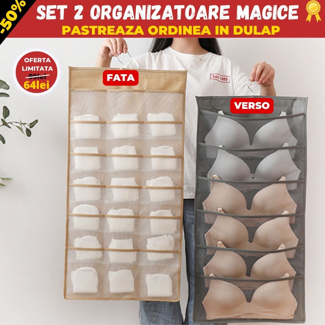 SET 2 ORGANIZATOARE MAGICE