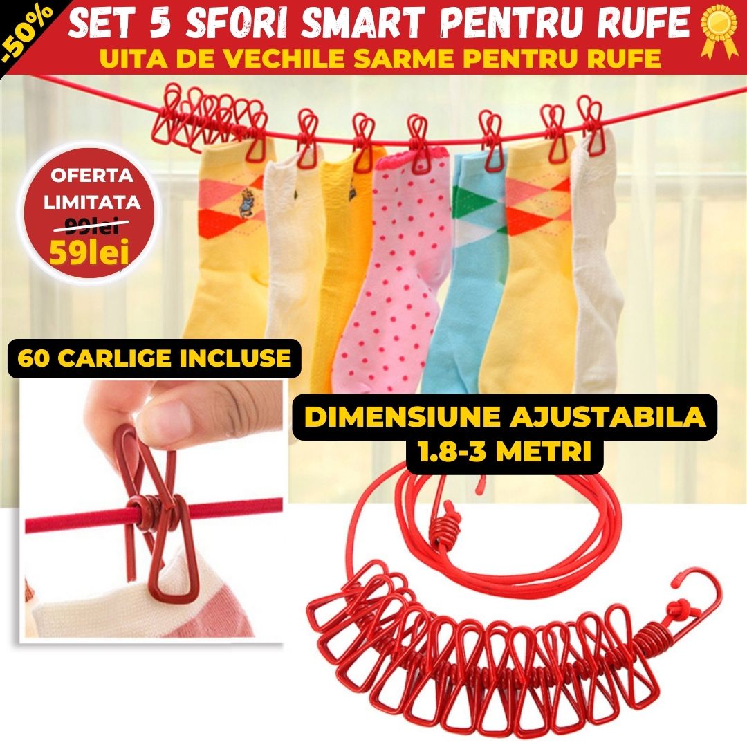 SET 5 SFORI SMART PENTRU RUFE