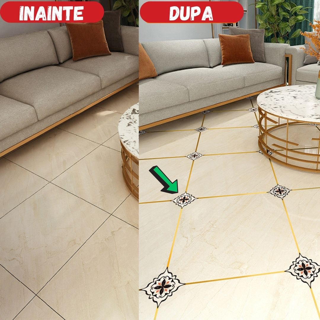 SET DECORATIV 36 stickere + banda 50m