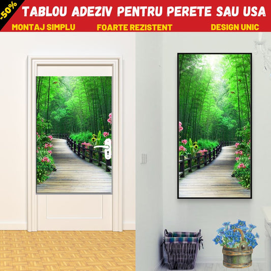 TABLOU ADEZIV PENTRU PERETE SAU USA