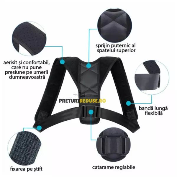CORECTOR POSTURA PENTRU INDREPTAREA SPATELUI Preturi Reduse 