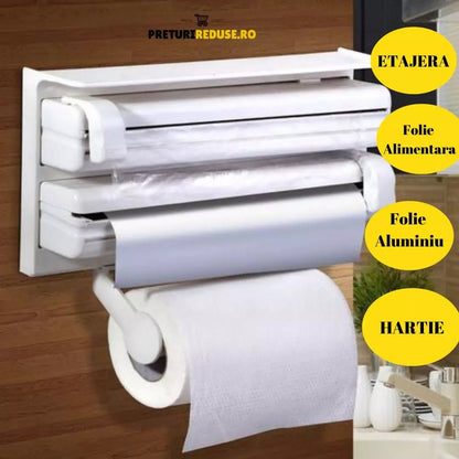 ORGANIZATOR BUCATARIE 4 IN 1 + ASCUTITOR CUTITE CADOU Preturi Reduse 